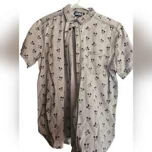 Disney Mickey Mouse Button Up Shirt